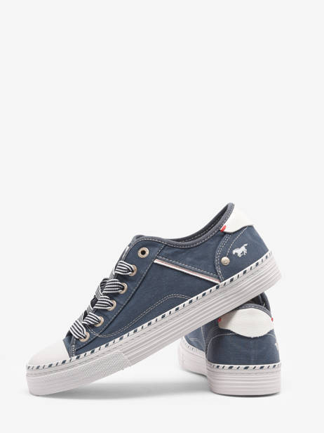Sneakers Mustang Blauw women 1376303 ander zicht 4